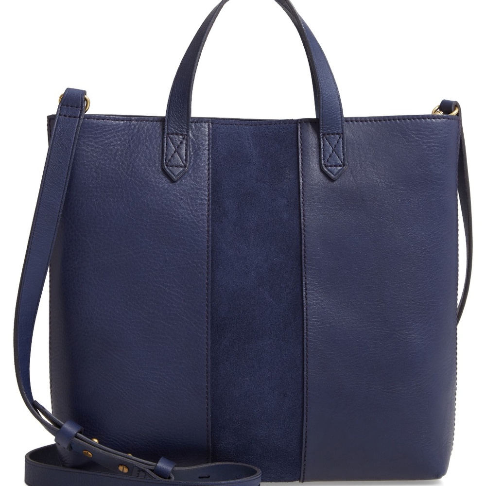 MADEWELL Small Transport Leather Crossbody Tote Purse